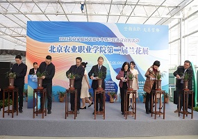 2025北京家庭園藝嘉年華暨蘭花進京宣傳活動之北京農業職業學院第二屆蘭花展開幕